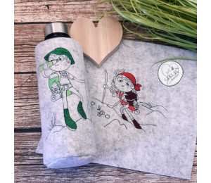 Stickdatei - Wandern Swirly Girls & Boys 9